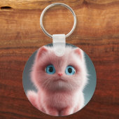 Shmu - De roze kat Sleutelhanger (Achterkant)
