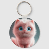 Shmu - De roze kat Sleutelhanger (Achterkant)