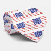 SHNAUZER-FLAG-T-shirt Stropdas (Opgerold)