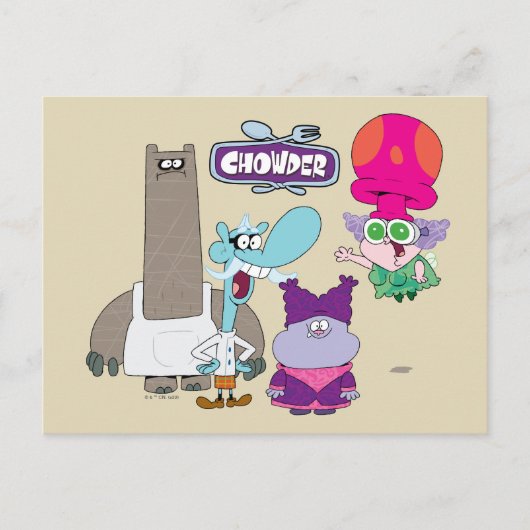 Shnitzel, Mung, Chowder en Truffels Briefkaart (Voorkant)