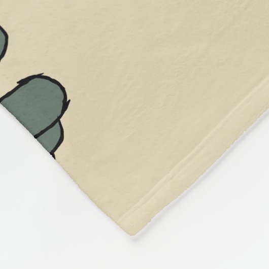 Shnitzel, Mung, Chowder en Truffels Fleece Deken (Hoek)