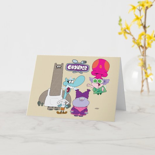 Shnitzel, Mung, Chowder en Truffels Kaart (Gele Bloem)