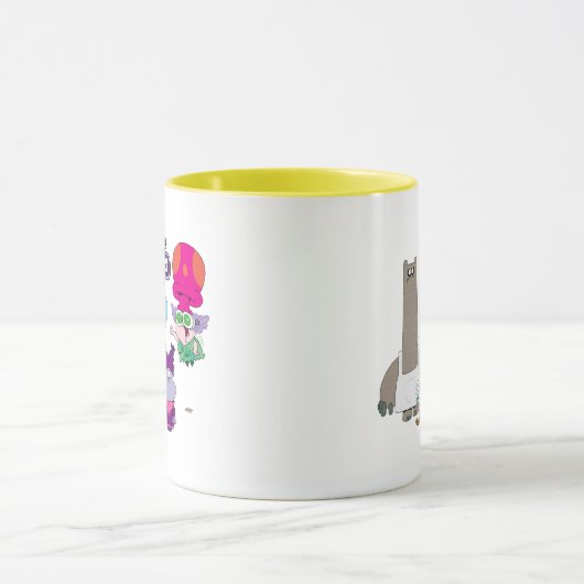 Shnitzel, Mung, Chowder en Truffels Mok (Midden)