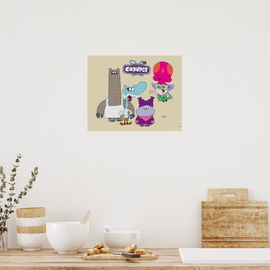 Shnitzel, Mung, Chowder en Truffels Poster (Keuken)
