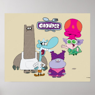 Shnitzel, Mung, Chowder en Truffels Poster