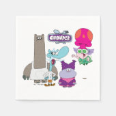 Shnitzel, Mung, Chowder en Truffels Servet (Voorkant)