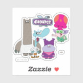 Shnitzel, Mung, Chowder en Truffels Sticker (Vel)