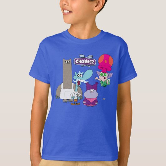 Shnitzel, Mung, Chowder en Truffels T-shirt (Voorkant)