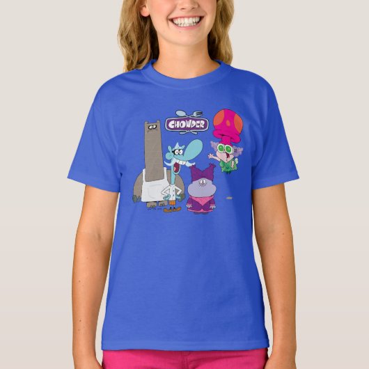 Shnitzel, Mung, Chowder en Truffels T-shirt (Voorkant)