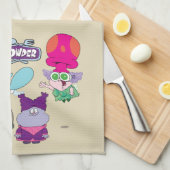 Shnitzel, Mung, Chowder en Truffels Theedoek (Quarter Fold)