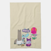 Shnitzel, Mung, Chowder en Truffels Theedoek (Verticaal)