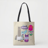 Shnitzel, Mung, Chowder en Truffels Tote Bag (Voorkant)