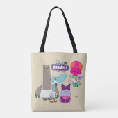 Shnitzel, Mung, Chowder en Truffels Tote Bag (Achterkant)