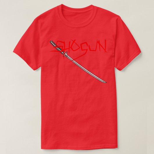 Sho Japans Samurai-zwaard (2) T-shirt (Design voorkant)
