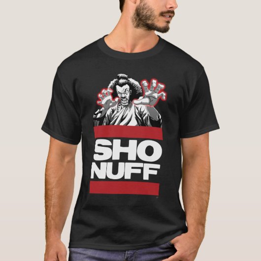 Sho Nuff wht txt T-shirt (Voorkant)