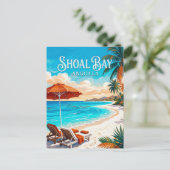 Shoal Bay Anguilla Briefkaart (Staand voorkant)