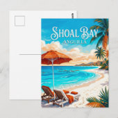 Shoal Bay Anguilla Briefkaart (Voorkant / Achterkant)