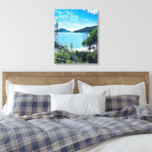 Shoal Bay Port Stephens NSW Canvas Afdruk (Insitu (Slaapkamer))