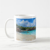 Shoal Beach, Anguilla Coffee Mok (Links)