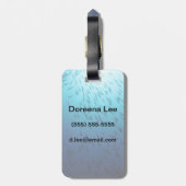 Shoal of fish bagagelabel (Achterkant verticaal)