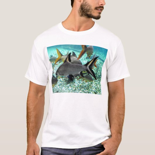 Shoal of fish in springtime, Spain T-shirt (Voorkant)
