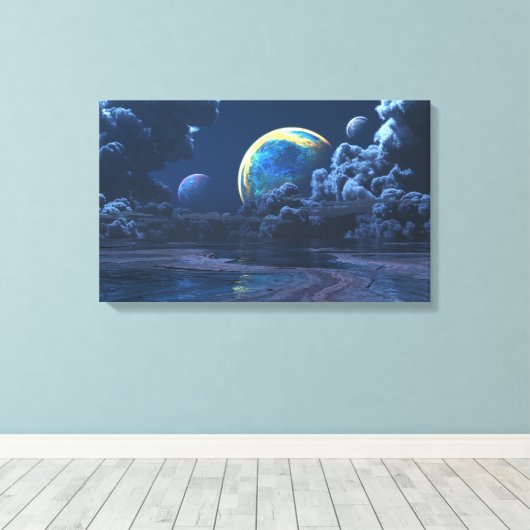 Shoals van Avernus Canvas Afdruk (Insitu (Houten vloer))