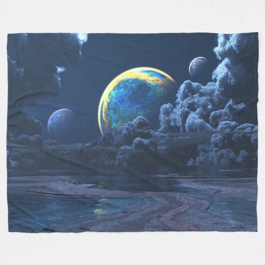 Shoals van Avernus Fleece Deken (Voorkant (Horizontaal))