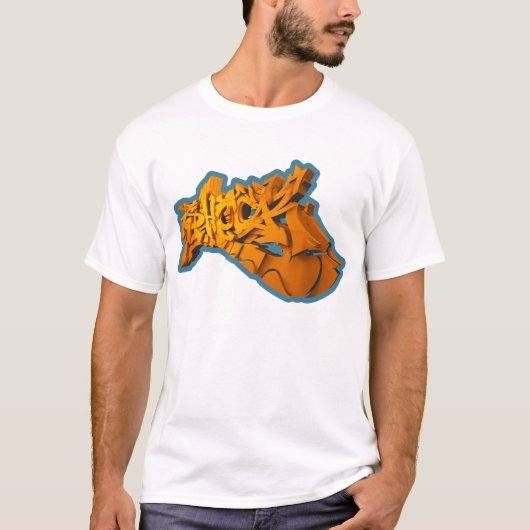 SHOCK 3D (3D-Graffiti auf T-Shirt) T-shirt (Voorkant)