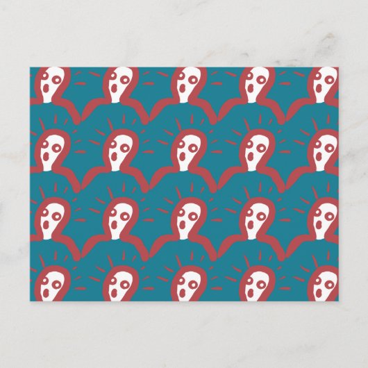 Shock and Awe-some - Funny Wow Faces Cartoon Briefkaart (Voorkant)