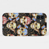 Shock & Awe Bling Schedels iPhone 5 Hoesje (Achterkant (horizontaal))