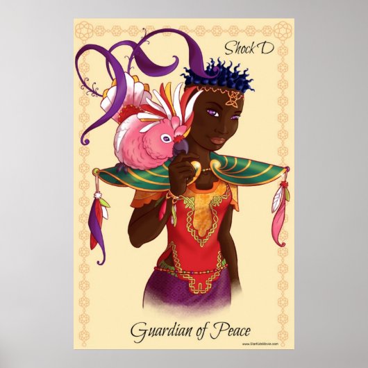 Shock D Guardian of Peace Movie Poster 24x36 (Voorkant)