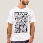 'SHOCK Gibson' Action Comic Panel T-Shirt (Voorkant)