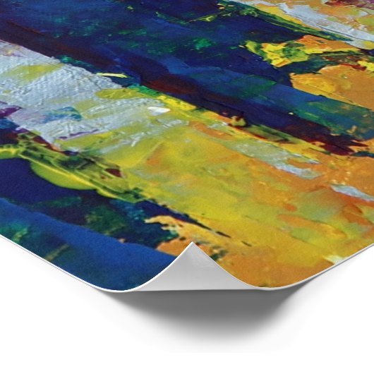 Shock Wave, Sound Wave, Modern Abstract Fine Art Poster (Hoek)