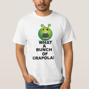 Shocked Alien Face - Grappige Groene Cartoon React T-shirt