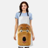 Shocked Bread Loaf Funny Meme Face Schort (Gedragen)