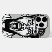 SHOCKED Mustache speciaal ontworpen Case-Mate iPhone Case (Achterkant (horizontaal))