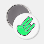 Shocker Hand-symbool Magneet (Voorkant / Achterkant)