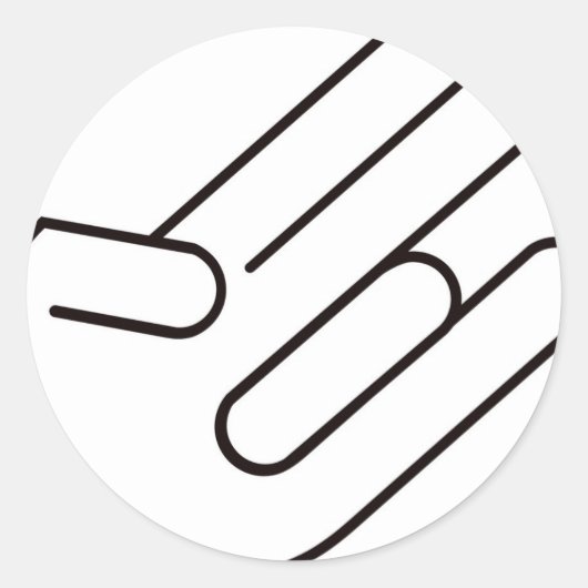Shocker Ronde Sticker (Voorkant)