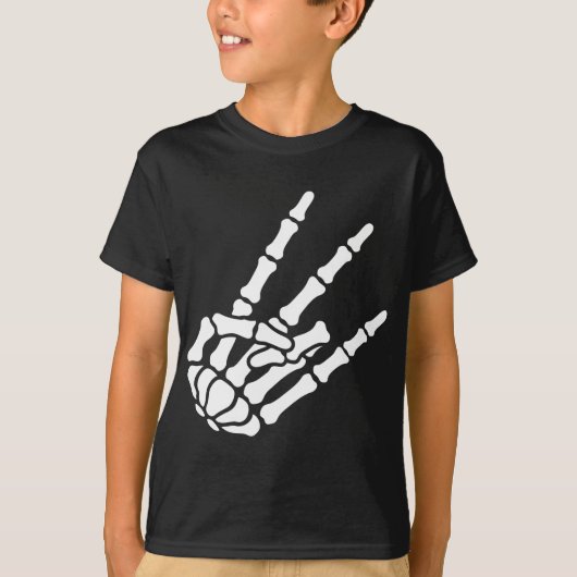 Shocker Skeleton Hand T-shirt (Voorkant)
