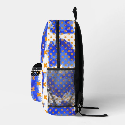 SHOCKING BOLD VIBES Print Cut Naaizak Bedrukte Rugzak (Rechts)