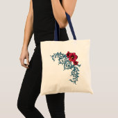 Shocking Hibiscus Tote Bag (Voorkant (product))