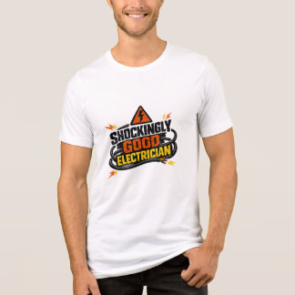 Shockingly Good Electrician Grunge Industrial Tee Tri-Blend Shirt