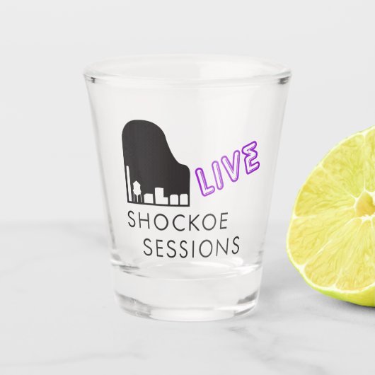 Shockoe Sessions Live Cadeaus Shots! Shot Glas (Voorkant)