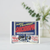 Shockorama double dracula mfrankenstein briefkaart (Staand voorkant)