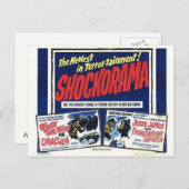 Shockorama double dracula mfrankenstein briefkaart (Voorkant / Achterkant)