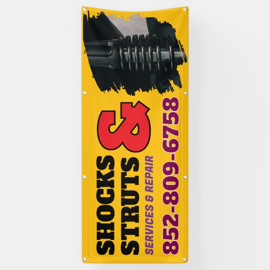 Shocks and Struts Services Aangepaste banner (Verticaal)