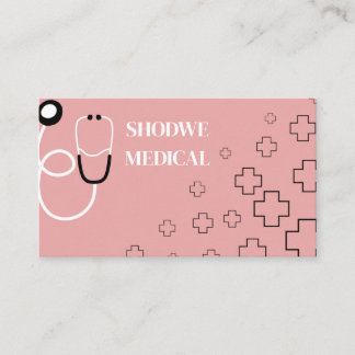 Shodwe Medical - Modern Medische Huisstijlontwerp Visitekaartje