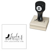 Shoe Closet Online Boutique Clothing Logo Rubberstempel (Gestempeld)