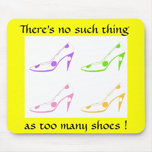 Shoe Diva Muismat (Voorkant)