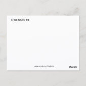 SHOE GAME #4 BRIEFKAART (Achterkant)